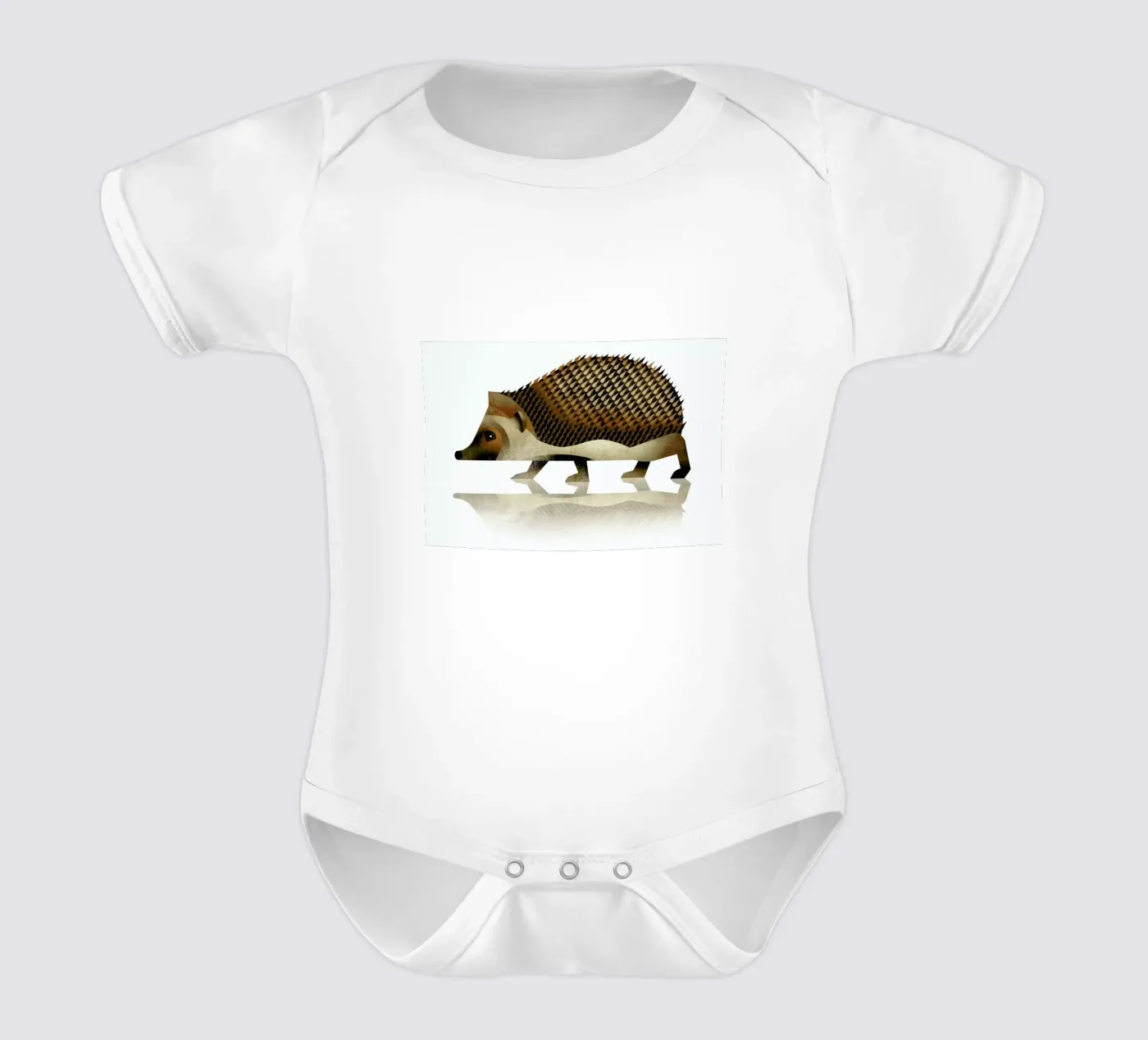 Igel Kurzarm Babybody von Dieter Braun