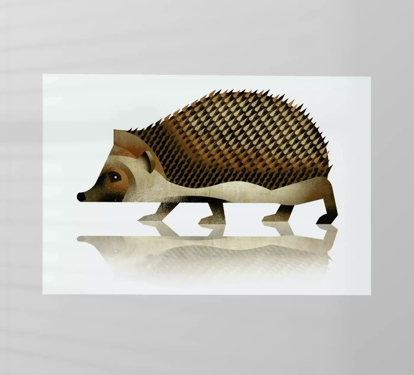Igel backlit folie van Dieter Braun