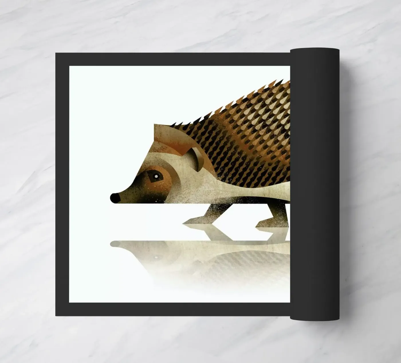 Igel Fußmatte von Dieter Braun