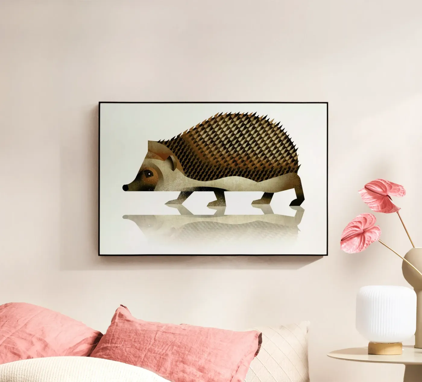 Igel Acryl-Glas von Dieter Braun