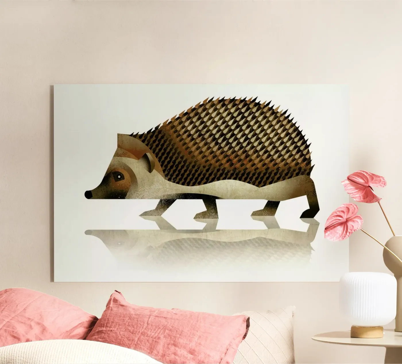 Igel Acryl-Glas von Dieter Braun