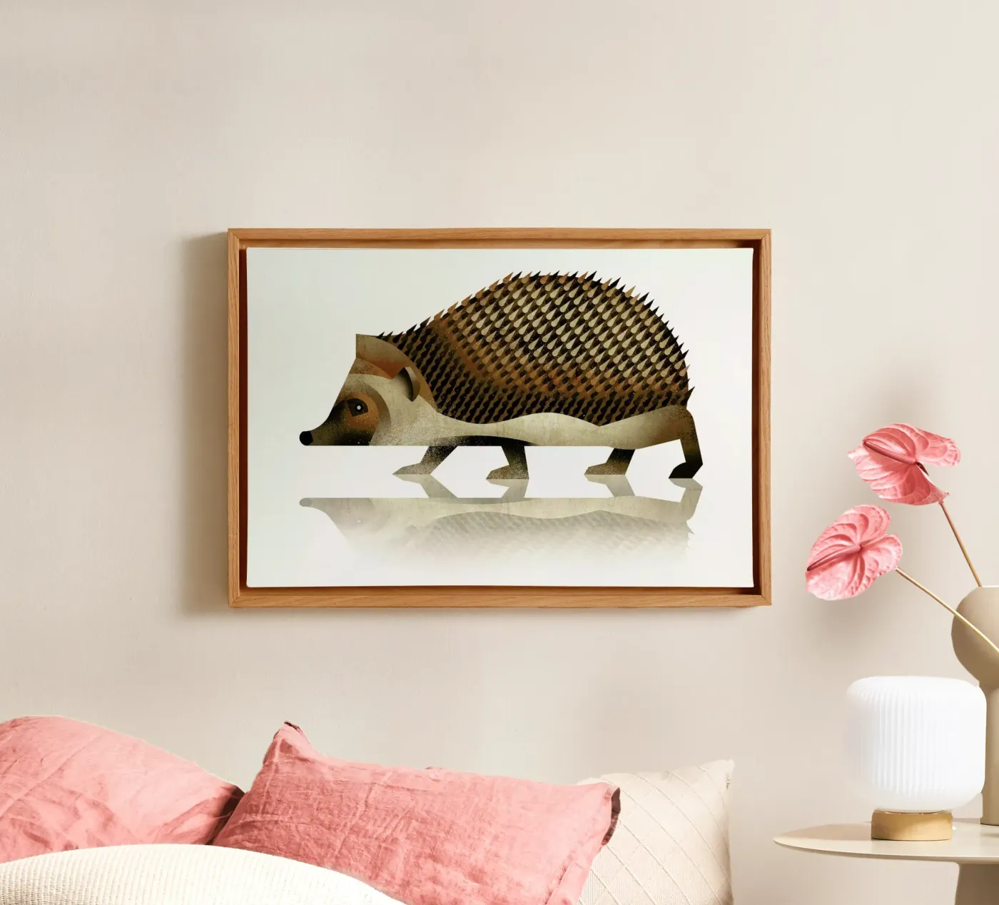 Igel Leinwand von Dieter Braun