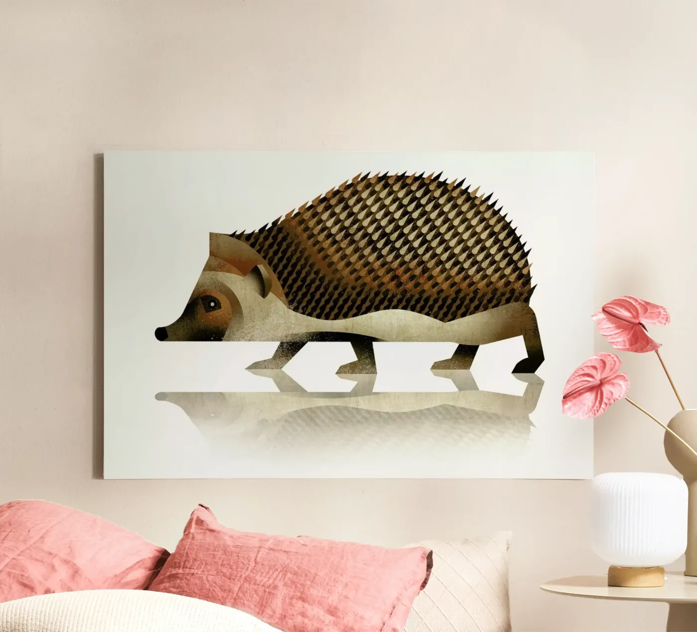 Igel Leinwand von Dieter Braun