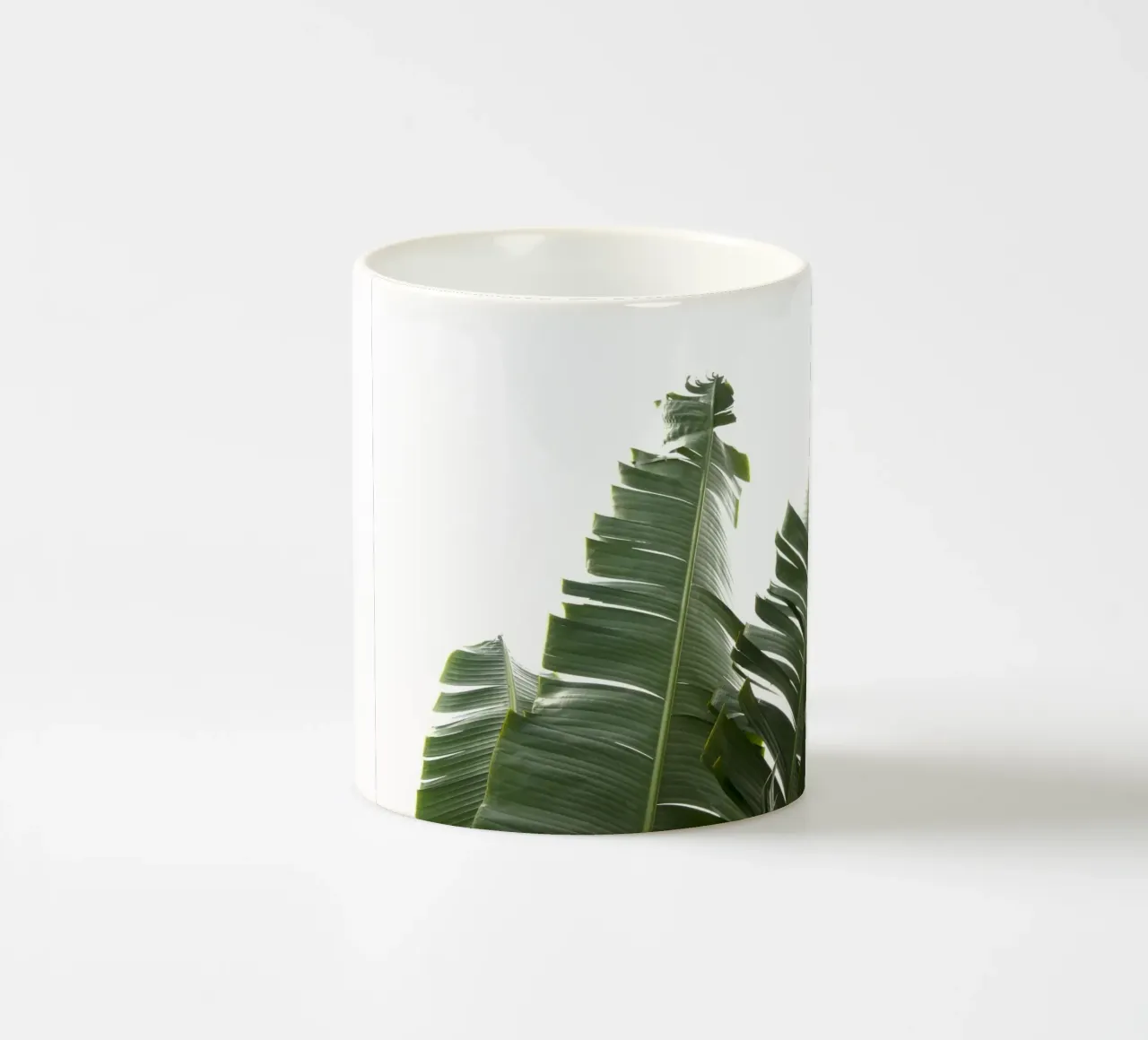 Foglie di banana 01 tazza in ceramica da amini54