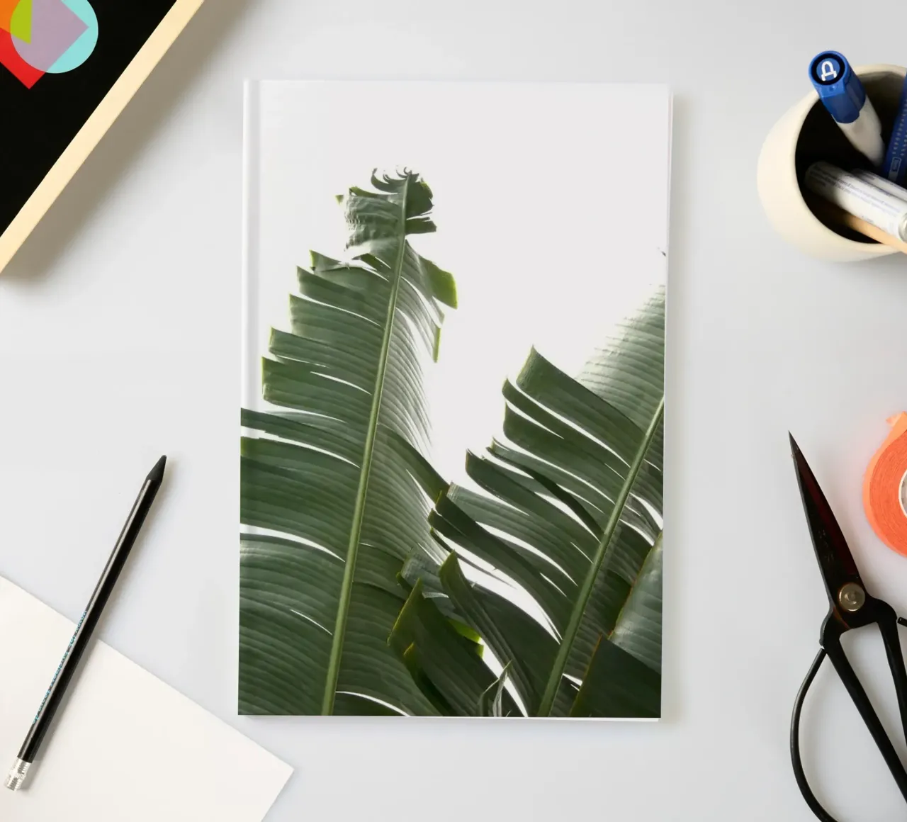 Banana Leaves 01 notebook by amini54