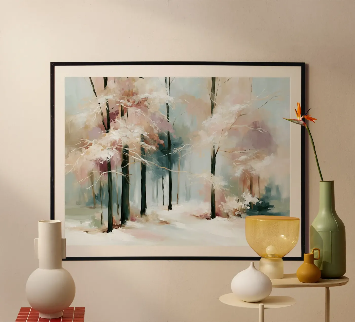 Winter Forest poster by softsoul dreams
