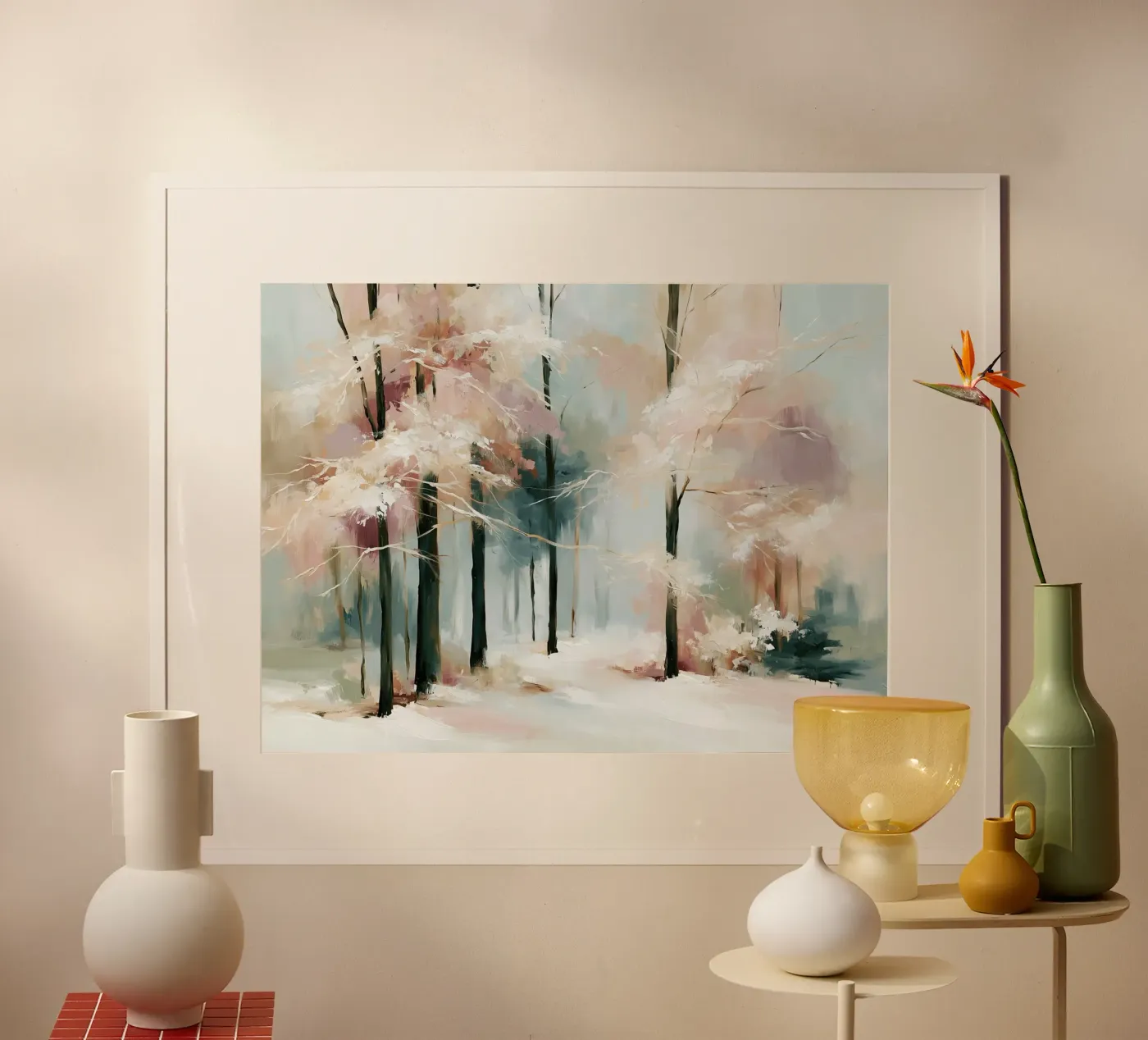 Winter Forest poster by softsoul dreams