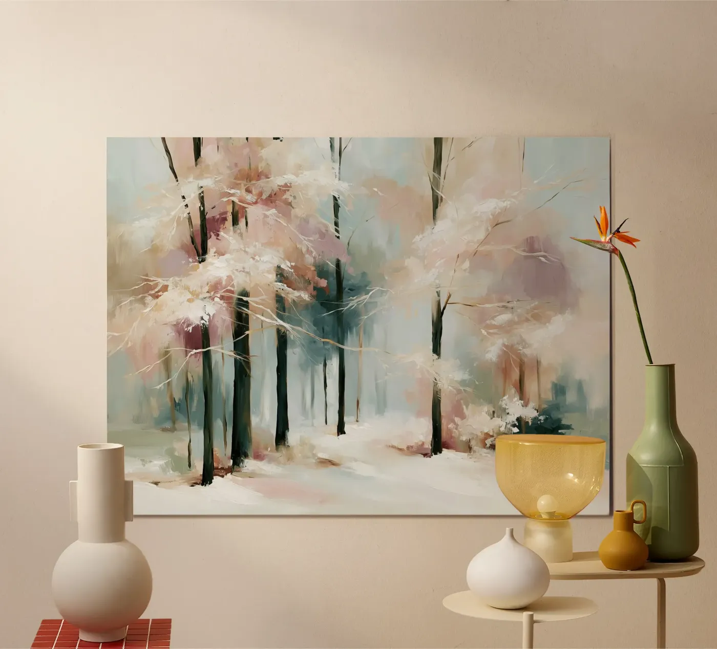 Winter Forest poster by softsoul dreams