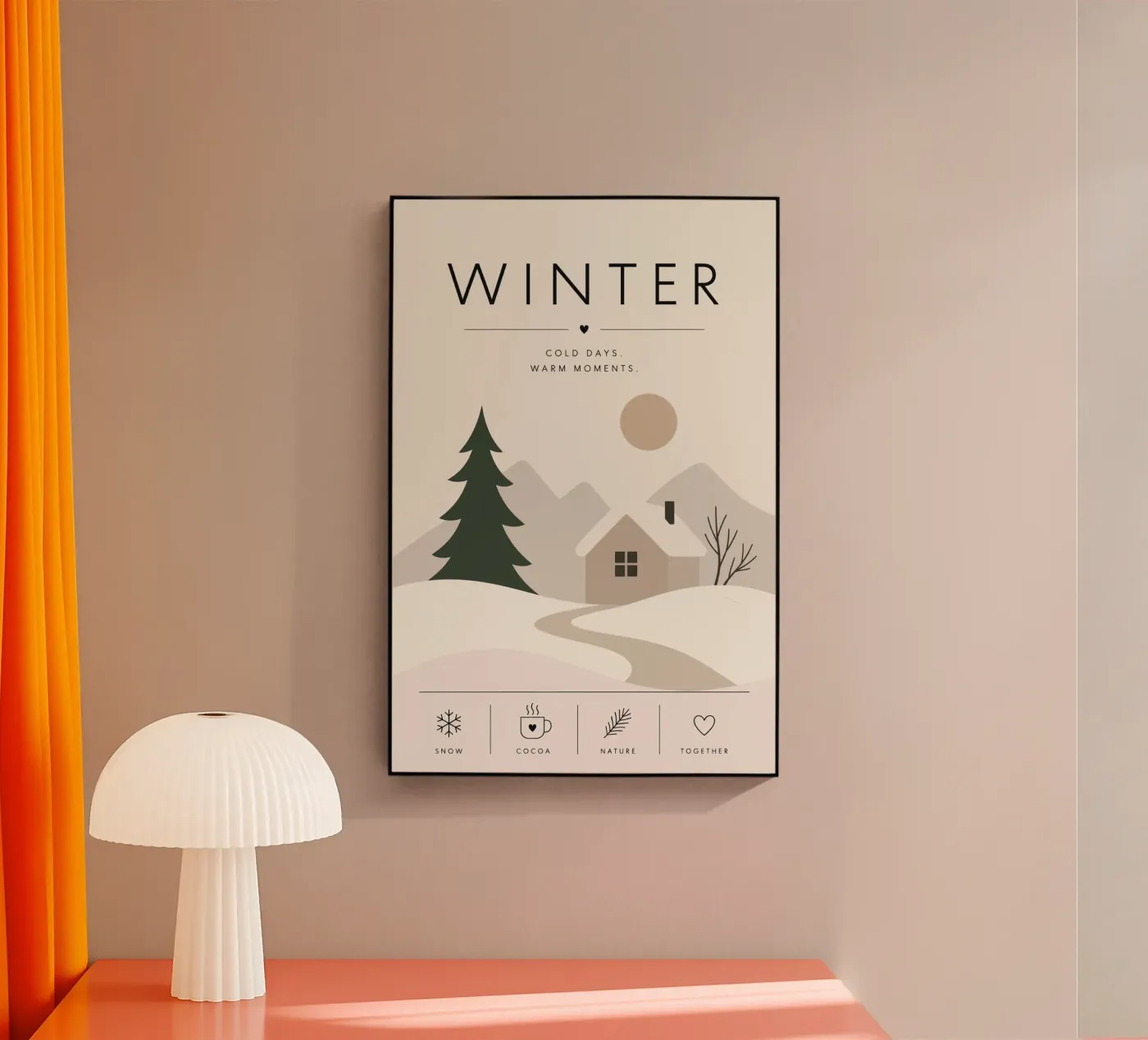 Winter Acryl-Glas von treechild