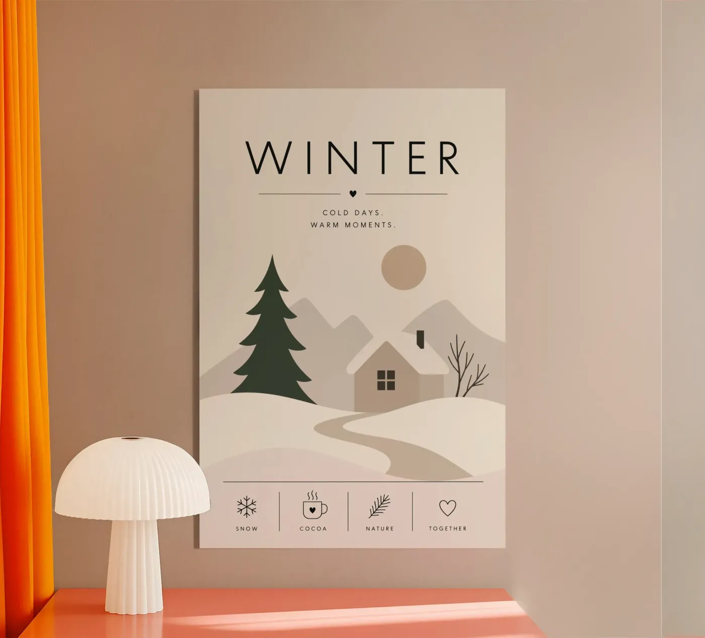 Winter Acryl-Glas von treechild