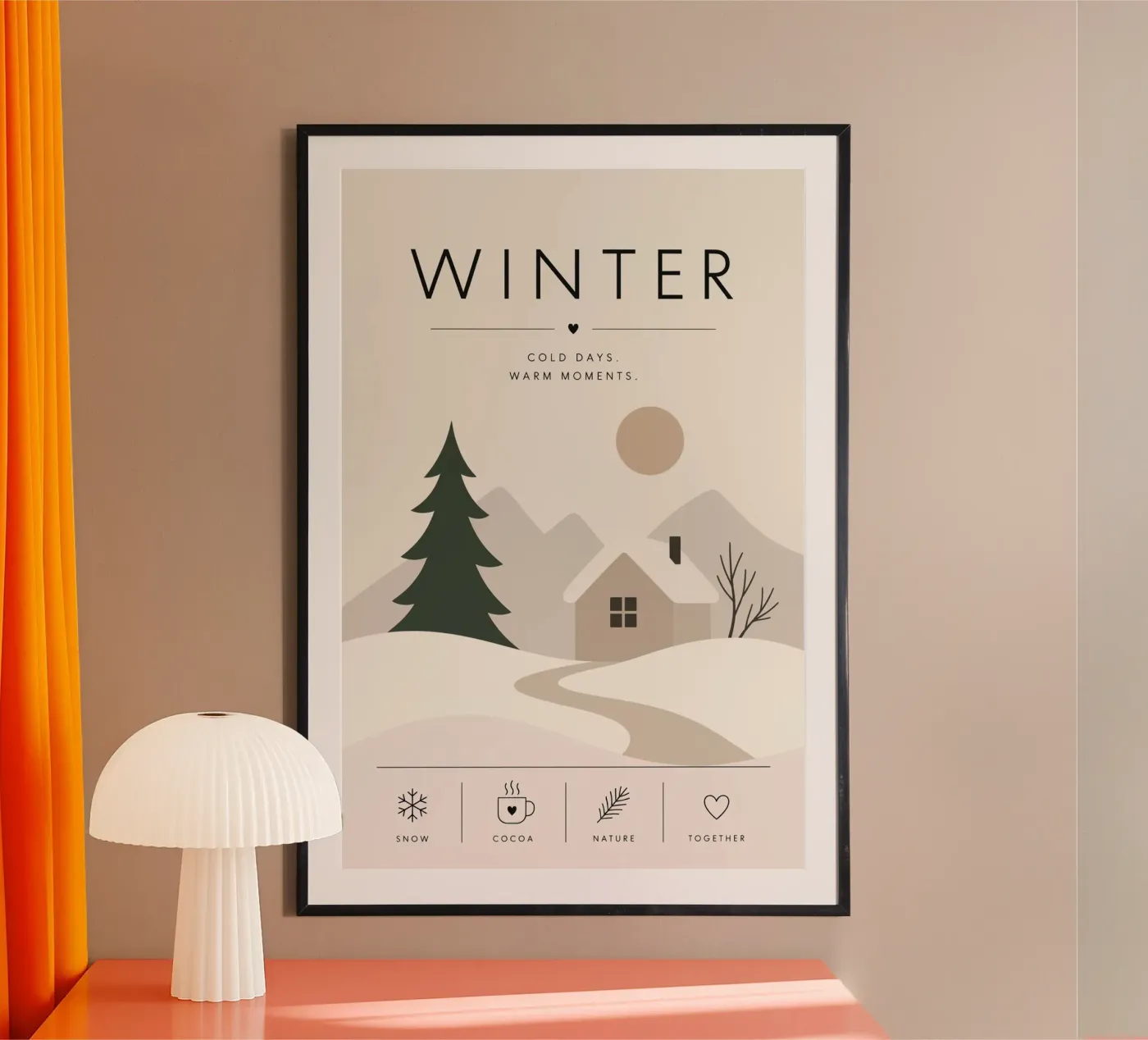 Winter poster van treechild