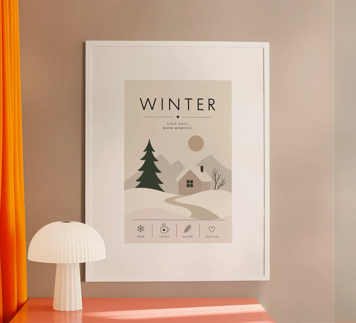 Winter poster van treechild