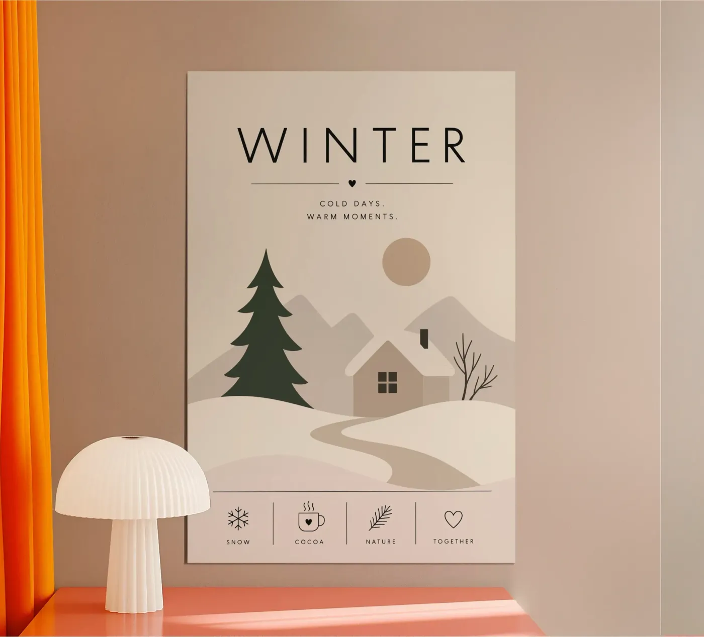 Winter poster van treechild