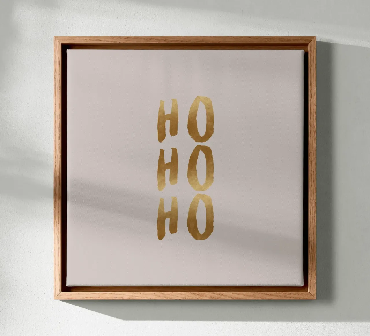 Xmas Ho Ho Ho canvas by Orara Studio