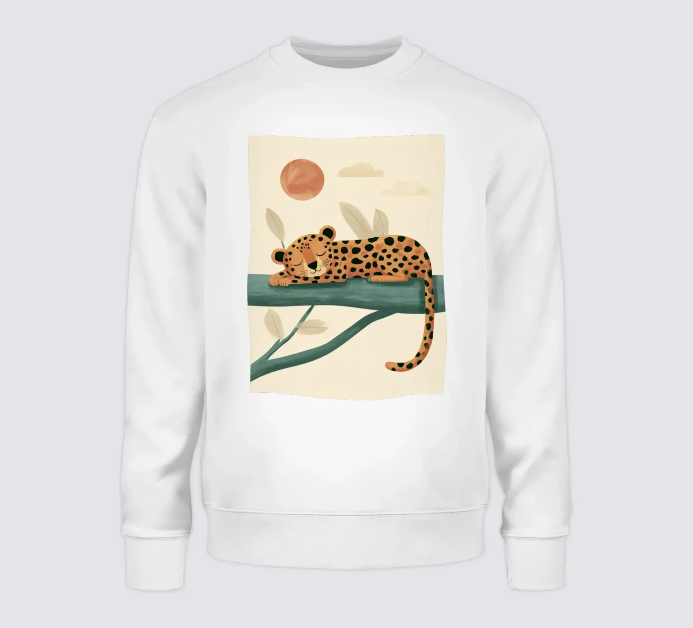 Napping Leopard sweat de Lilo