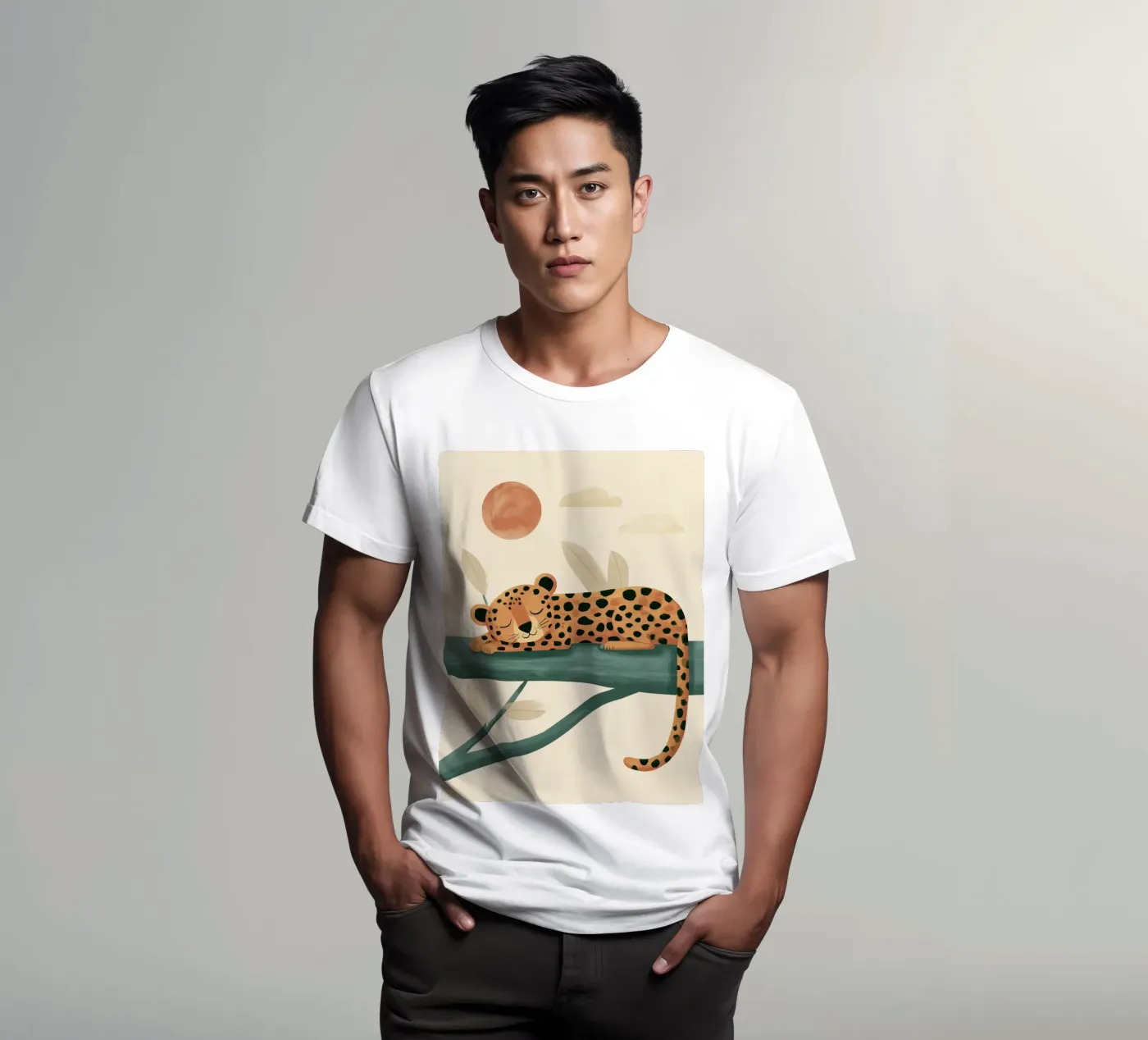 Napping Leopard t-shirt da Lilo
