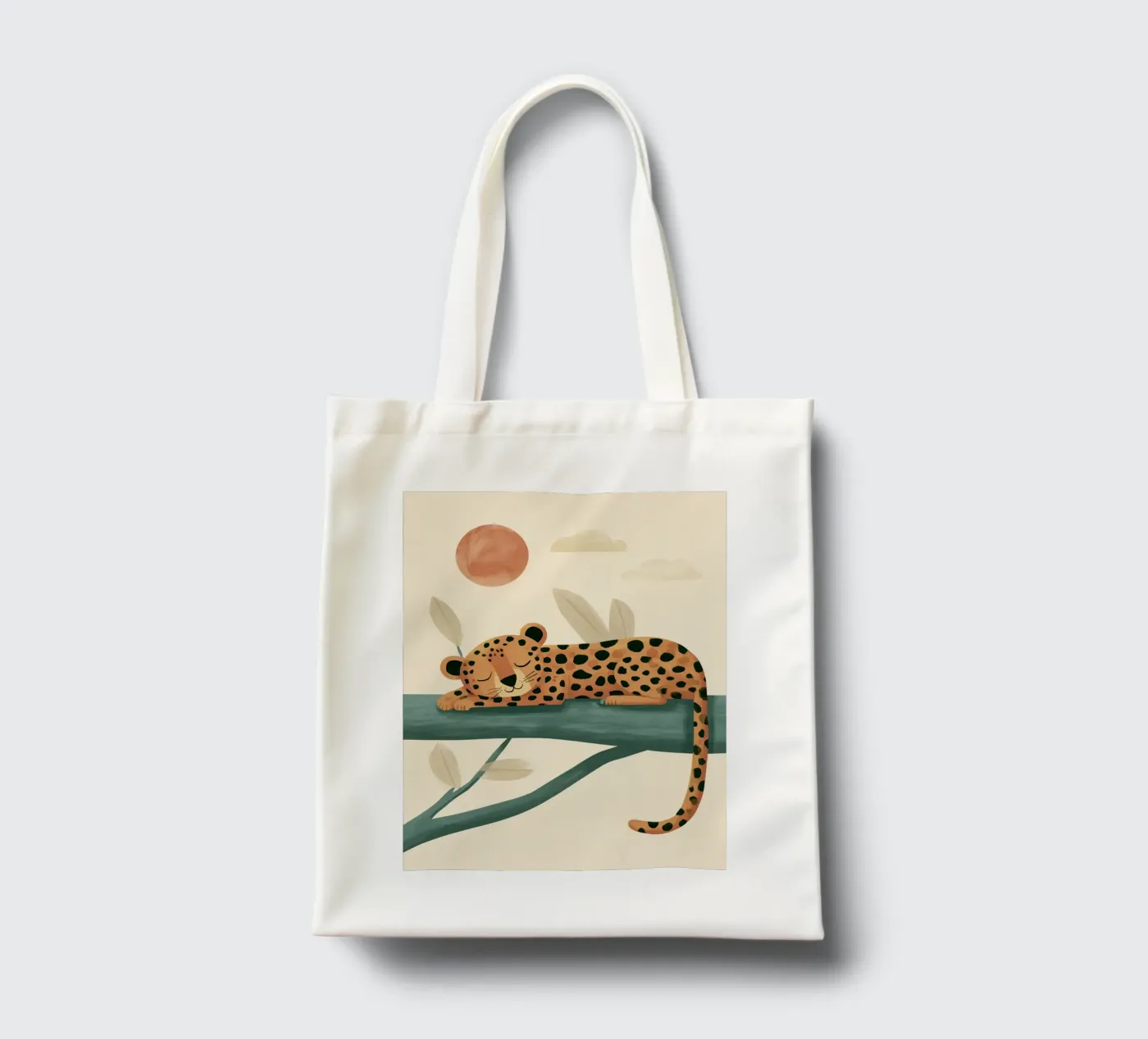 Napping Leopard tote bag by Lilo