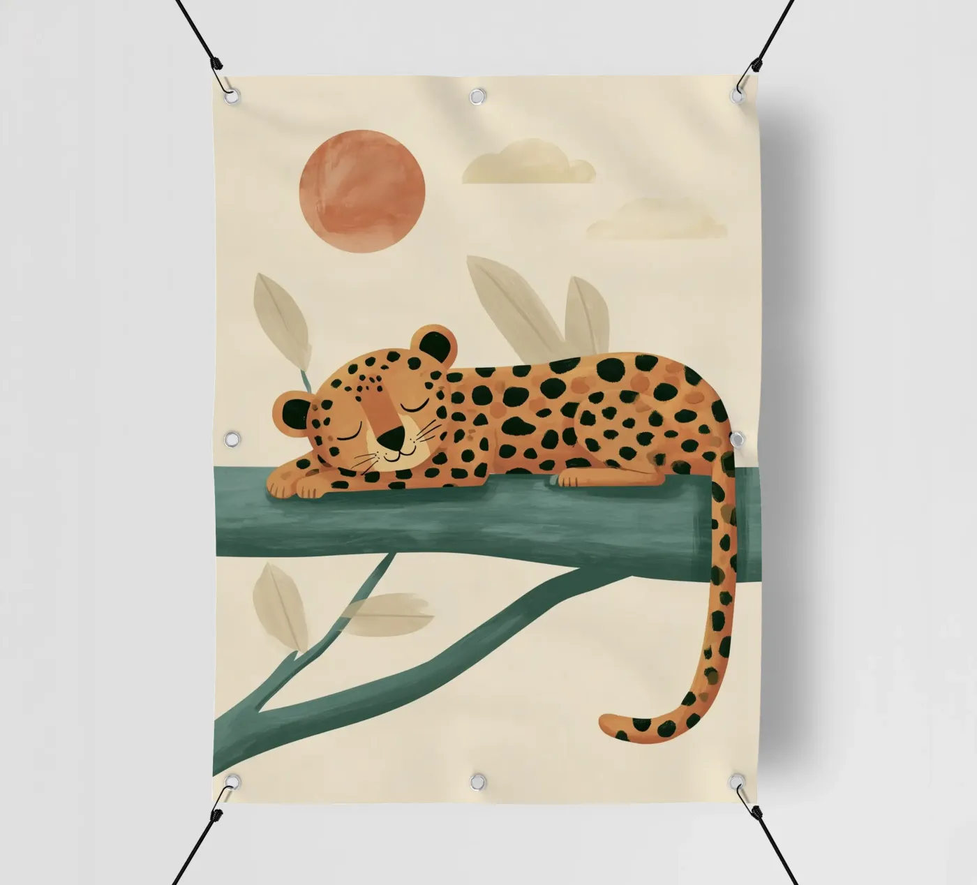 Napping Leopard telo in pvc da Lilo
