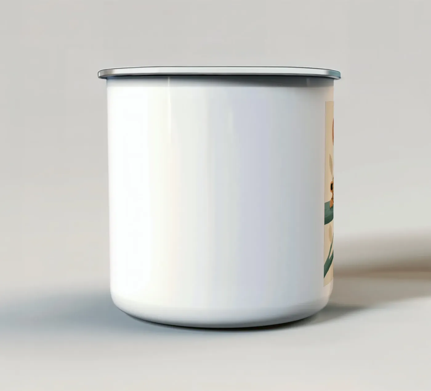 Napping Leopard enamel mug by Lilo