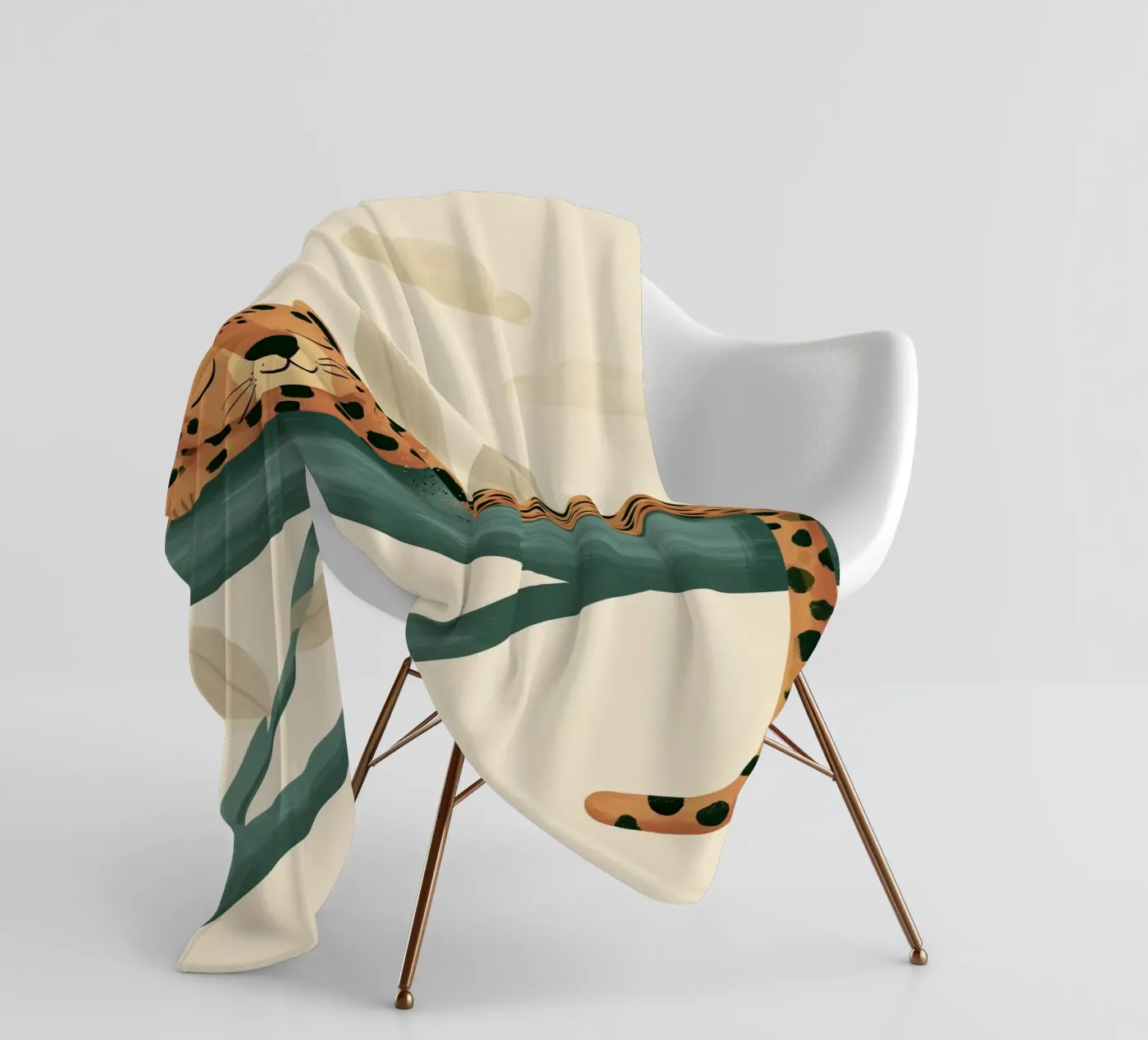 Napping Leopard coperta in pile da Lilo