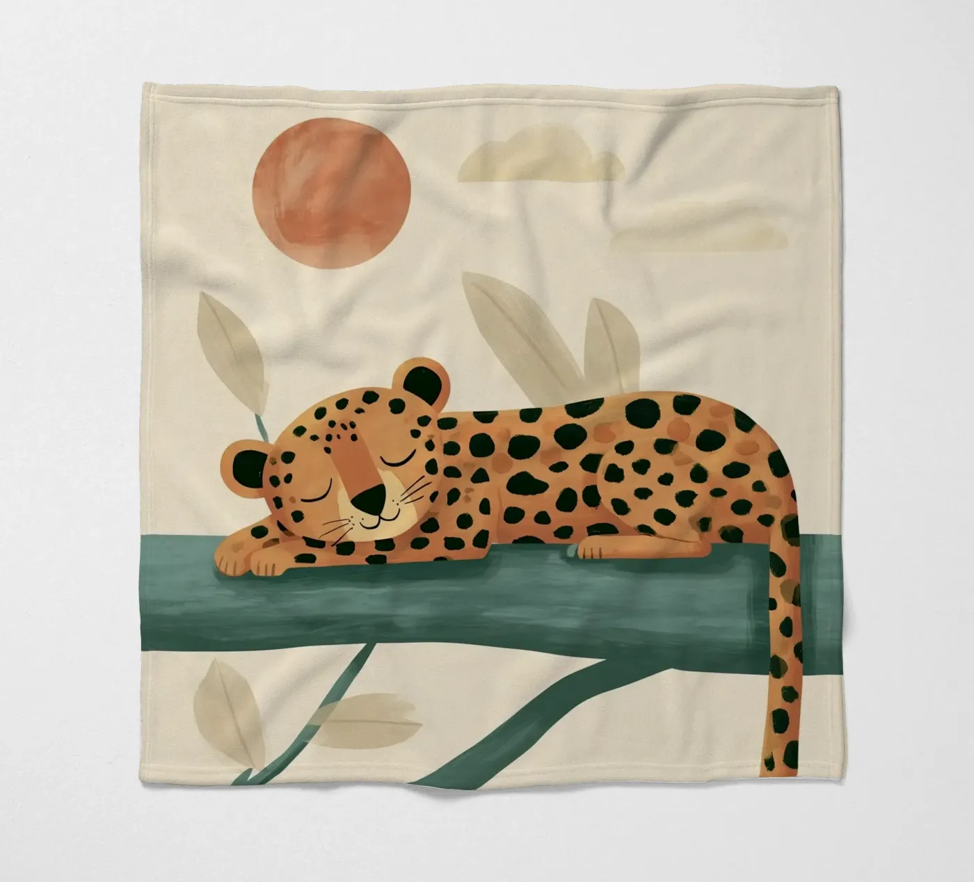 Napping Leopard coperta in pile da Lilo