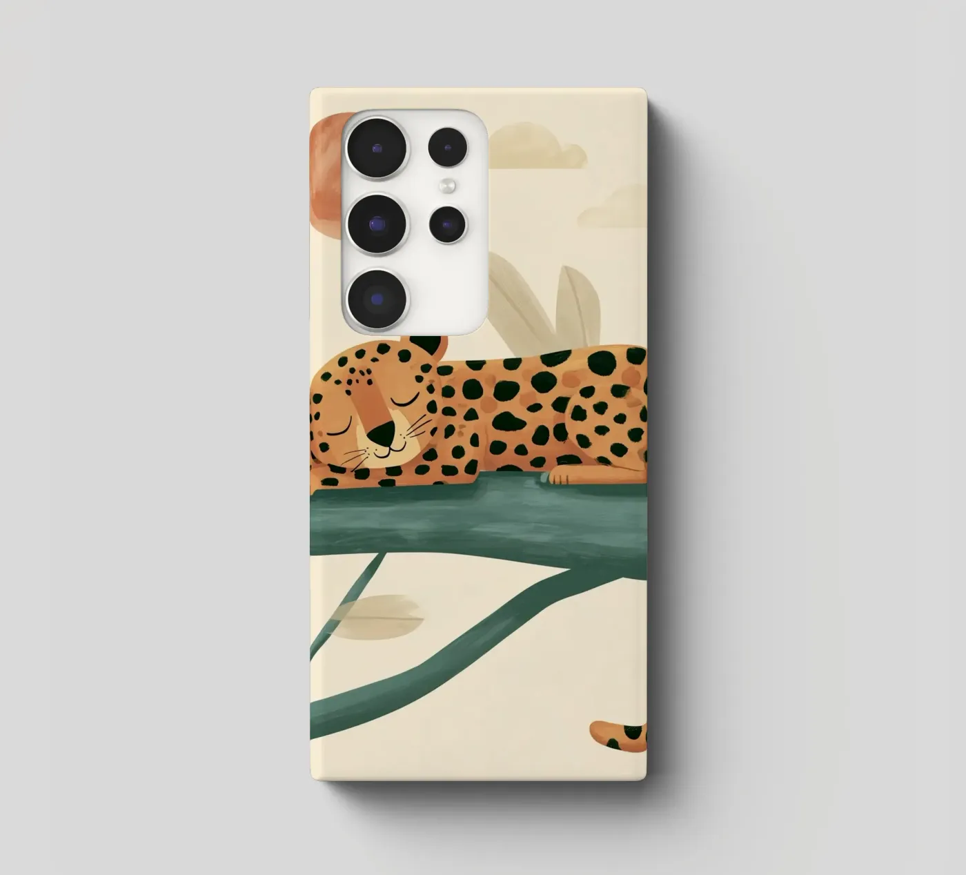 Napping Leopard coque samsung de Lilo