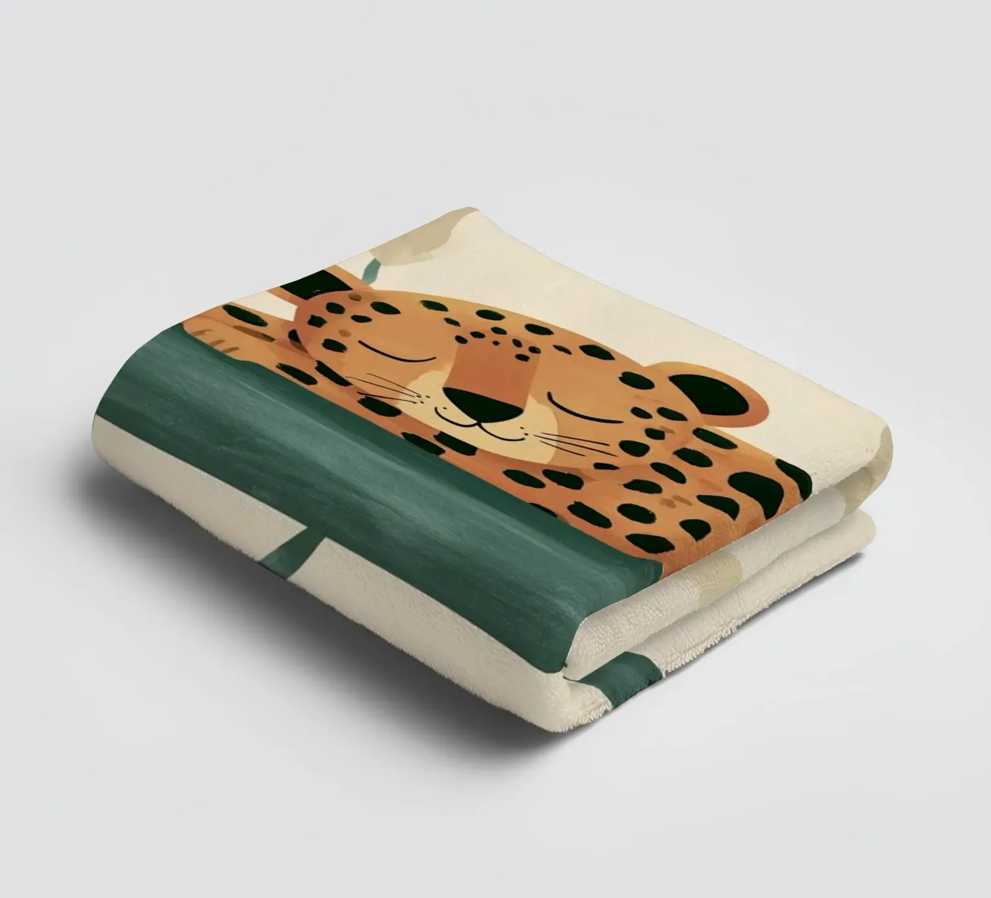 Napping Leopard Handtuch von Lilo