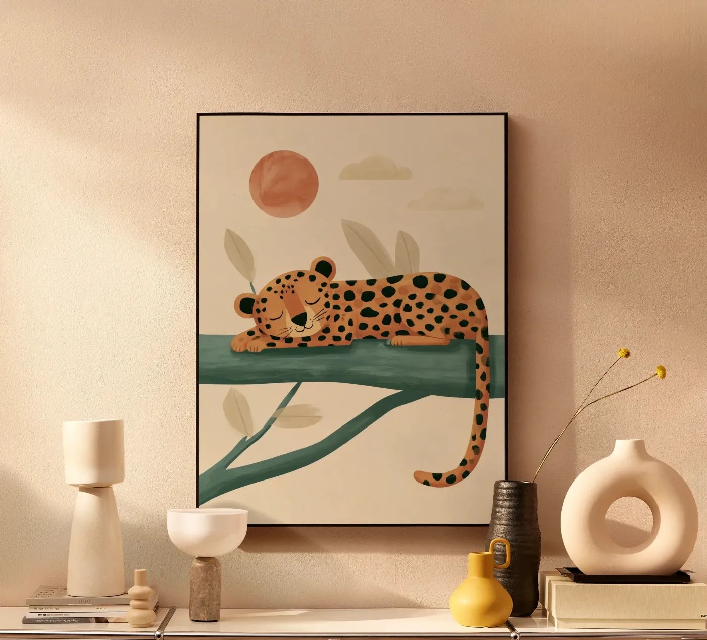 Napping Leopard Forex-Platte von Lilo