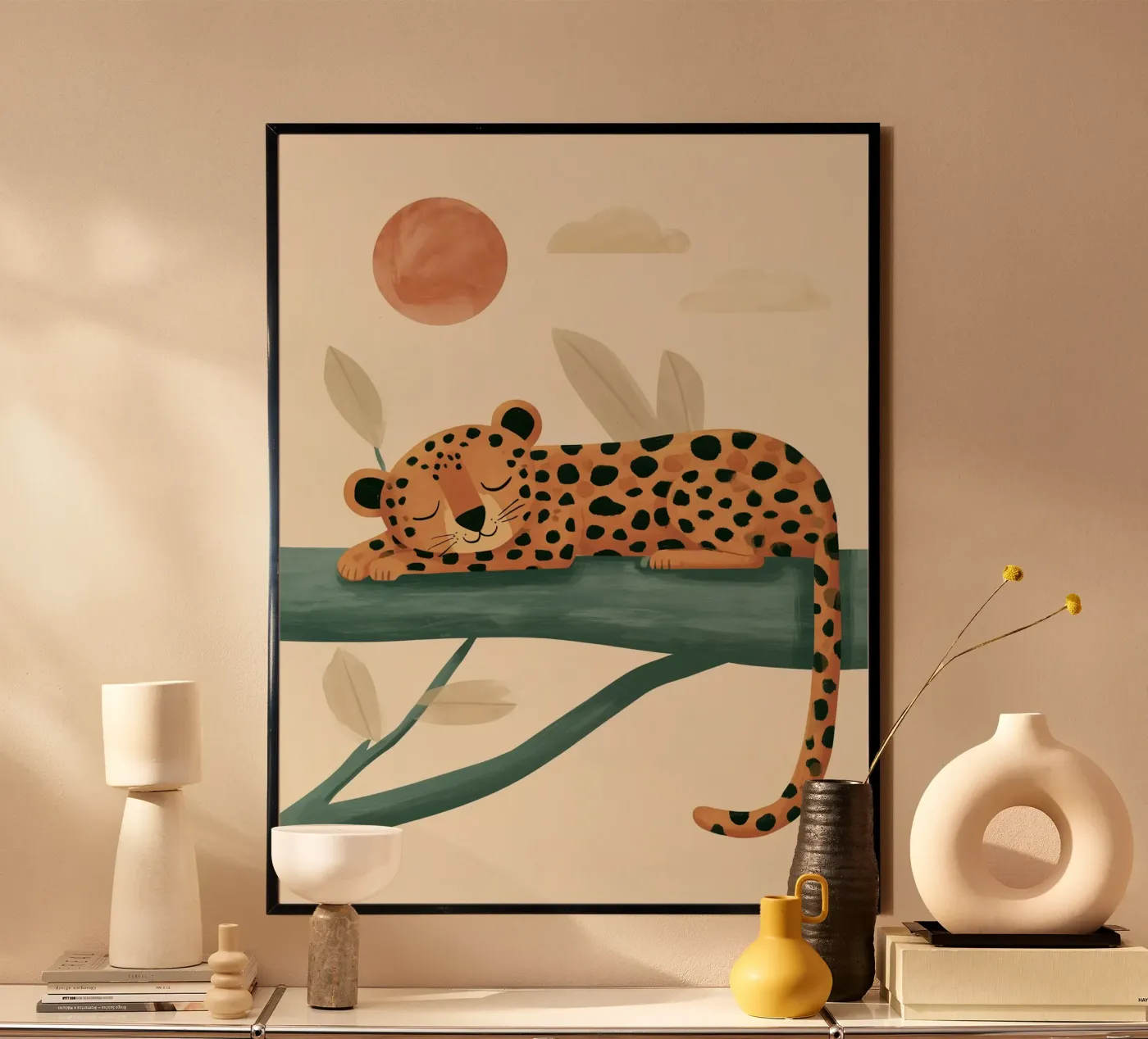 Napping Leopard poster de Lilo