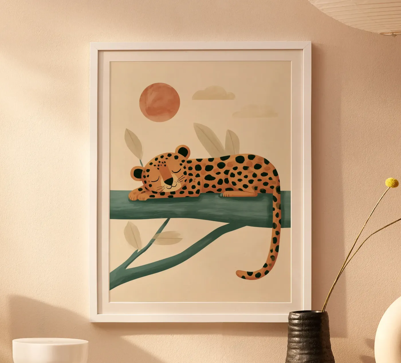 Napping Leopard poster de Lilo