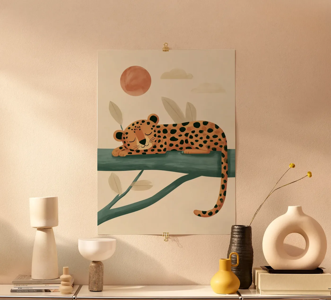 Napping Leopard poster de Lilo