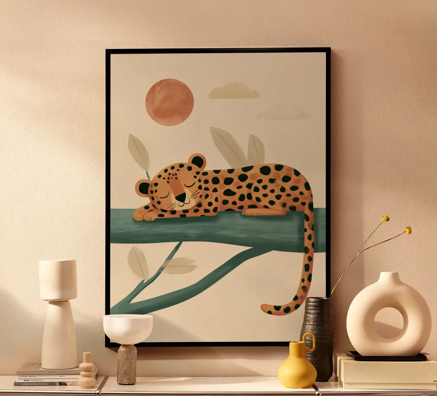 Napping Leopard poster de Lilo