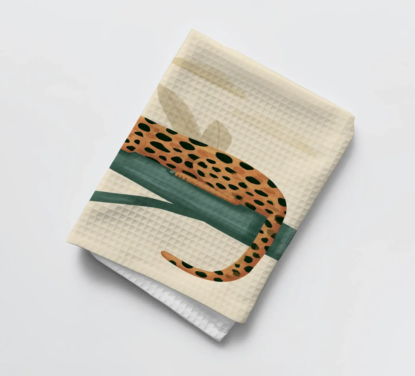 Napping Leopard Geschirrtuch von Lilo