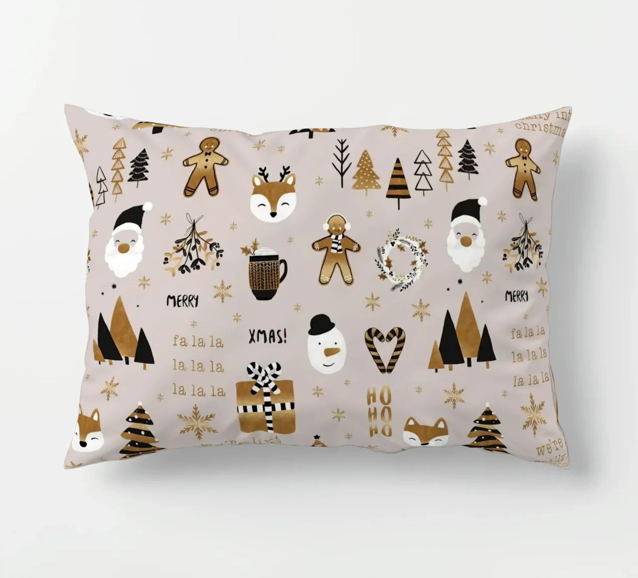 Natale felice cuscino da Orara Studio