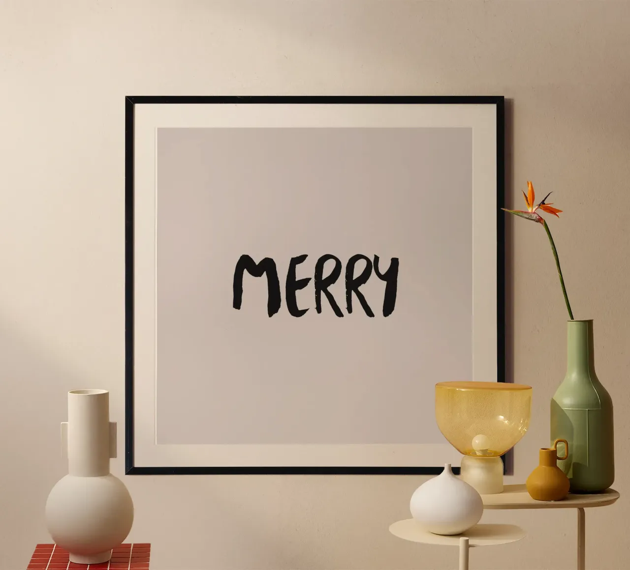 Natale felice carta hahnemühle da Orara Studio