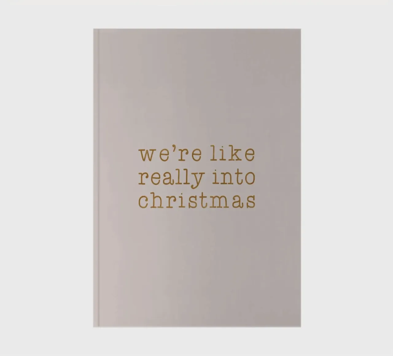 Xmas Really Into notebook by Orara Studio
