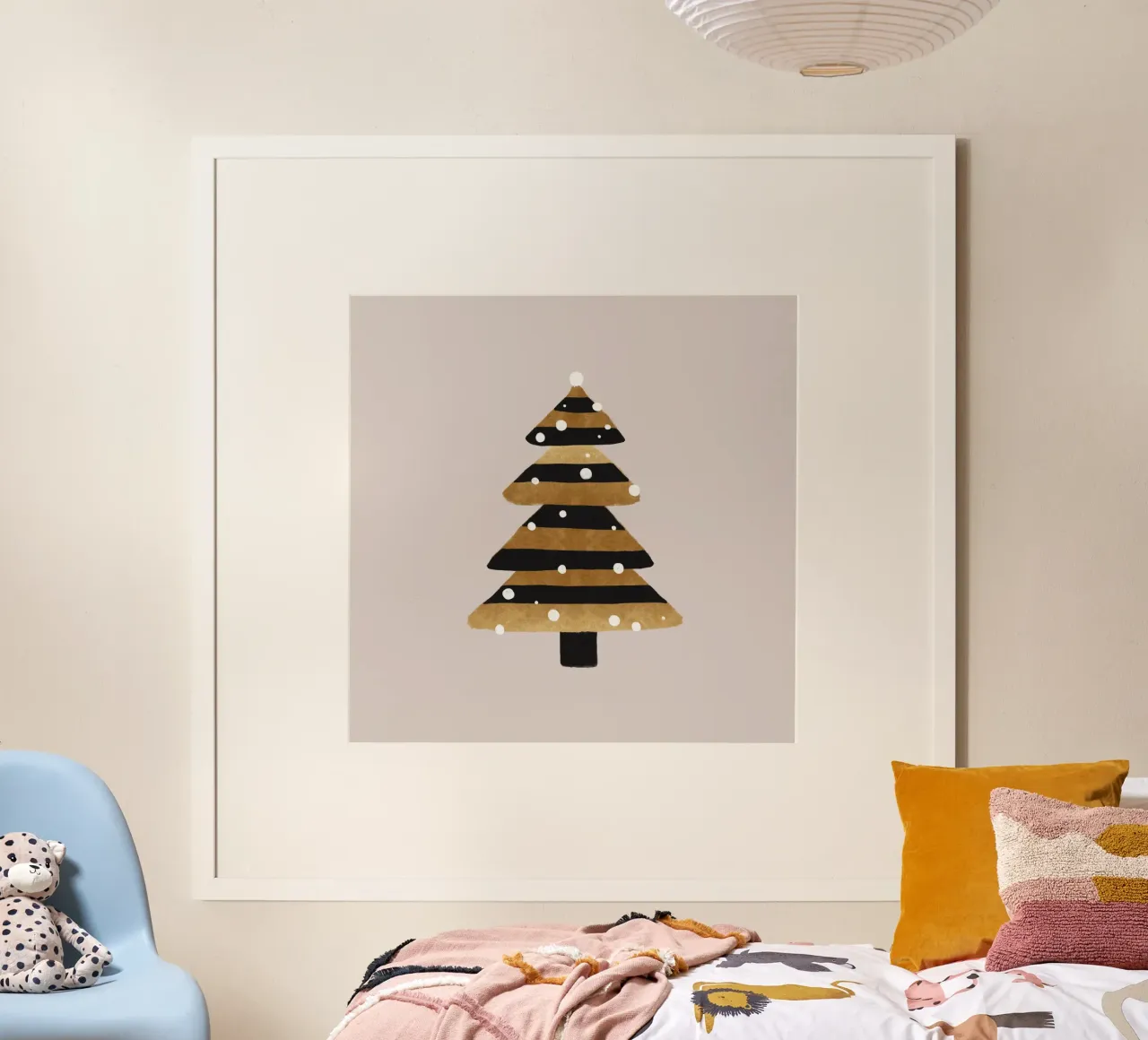 Albero di Natale poster con telaio in plastica da Orara Studio