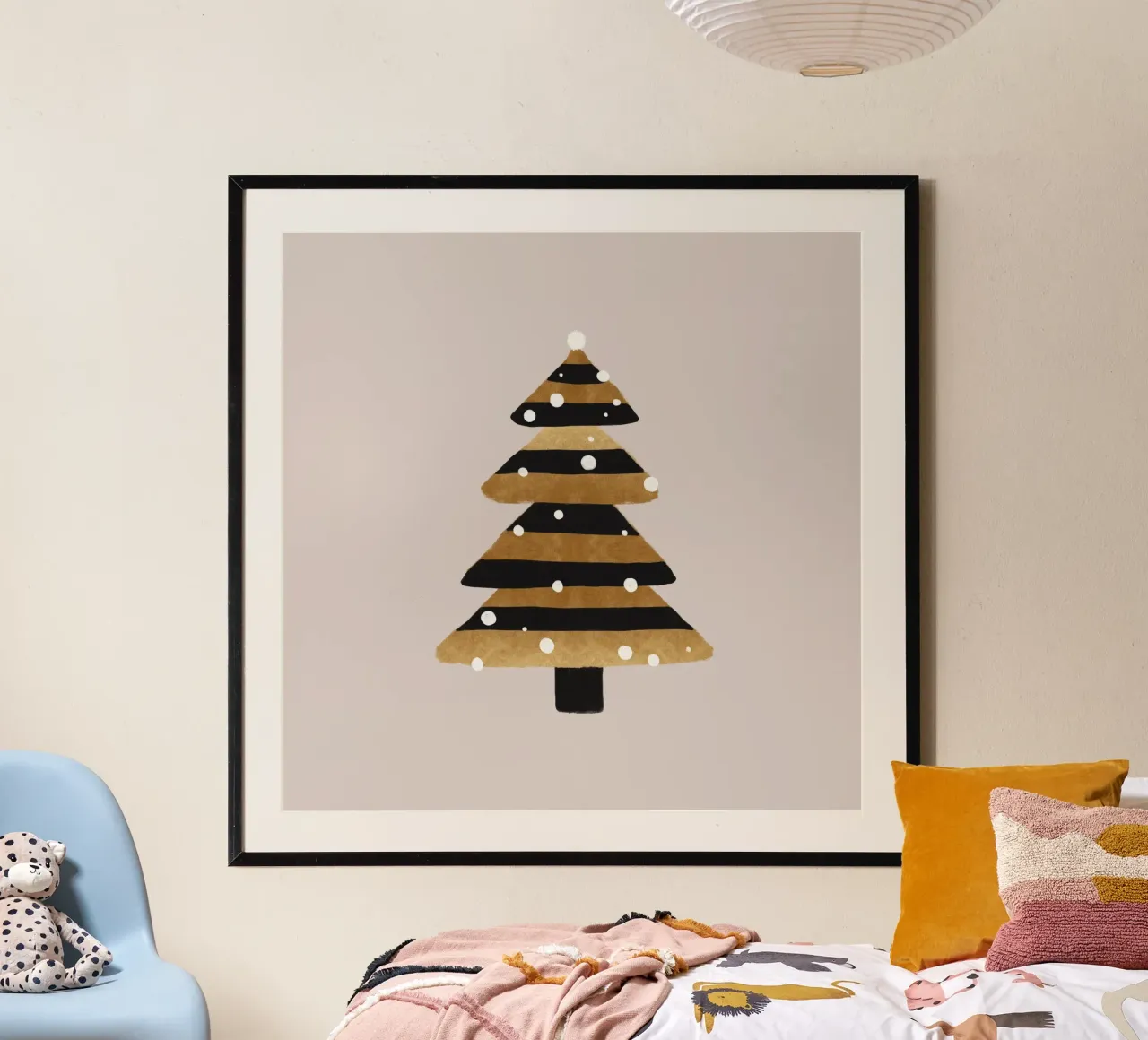 Albero di Natale poster con telaio in plastica da Orara Studio