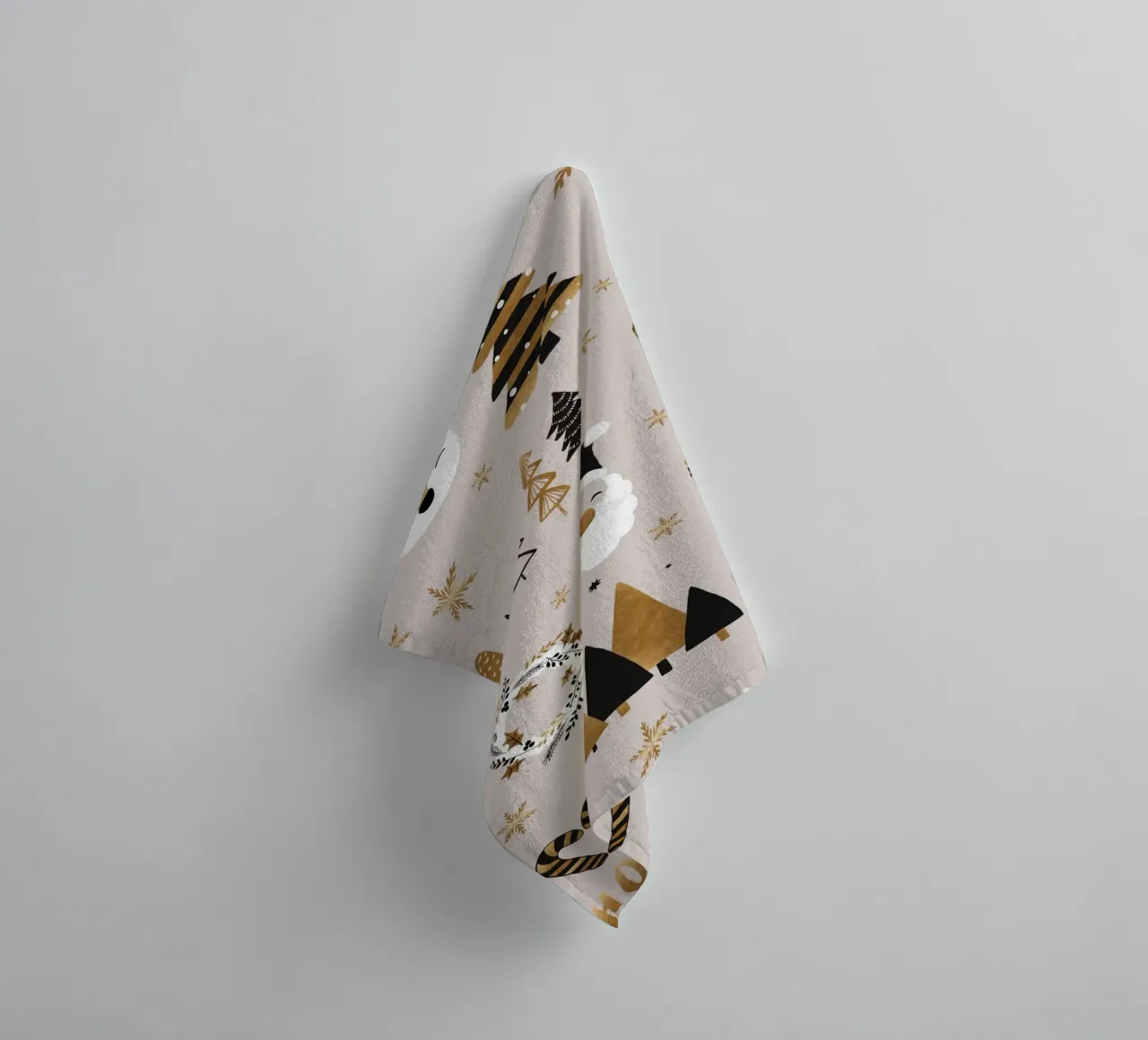 Xmas Trees & Stars towel by Orara Studio