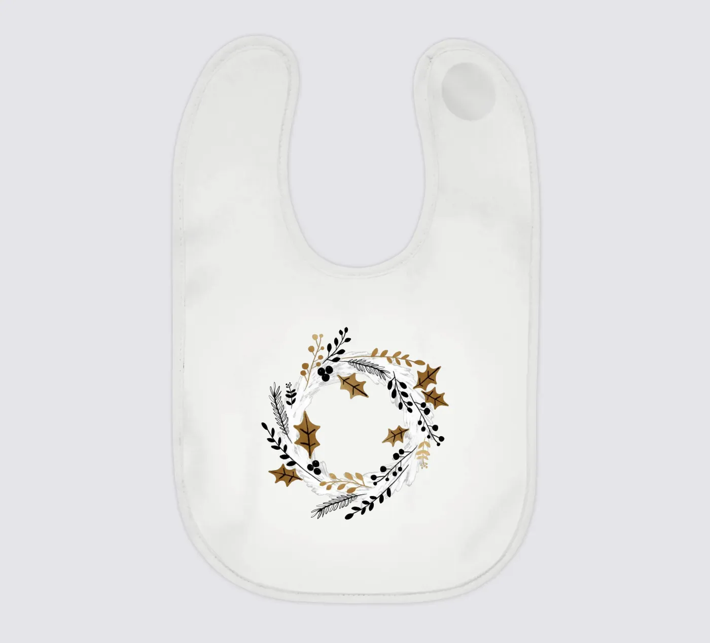 Weihnachtskranz Babylätzchen von Orara Studio