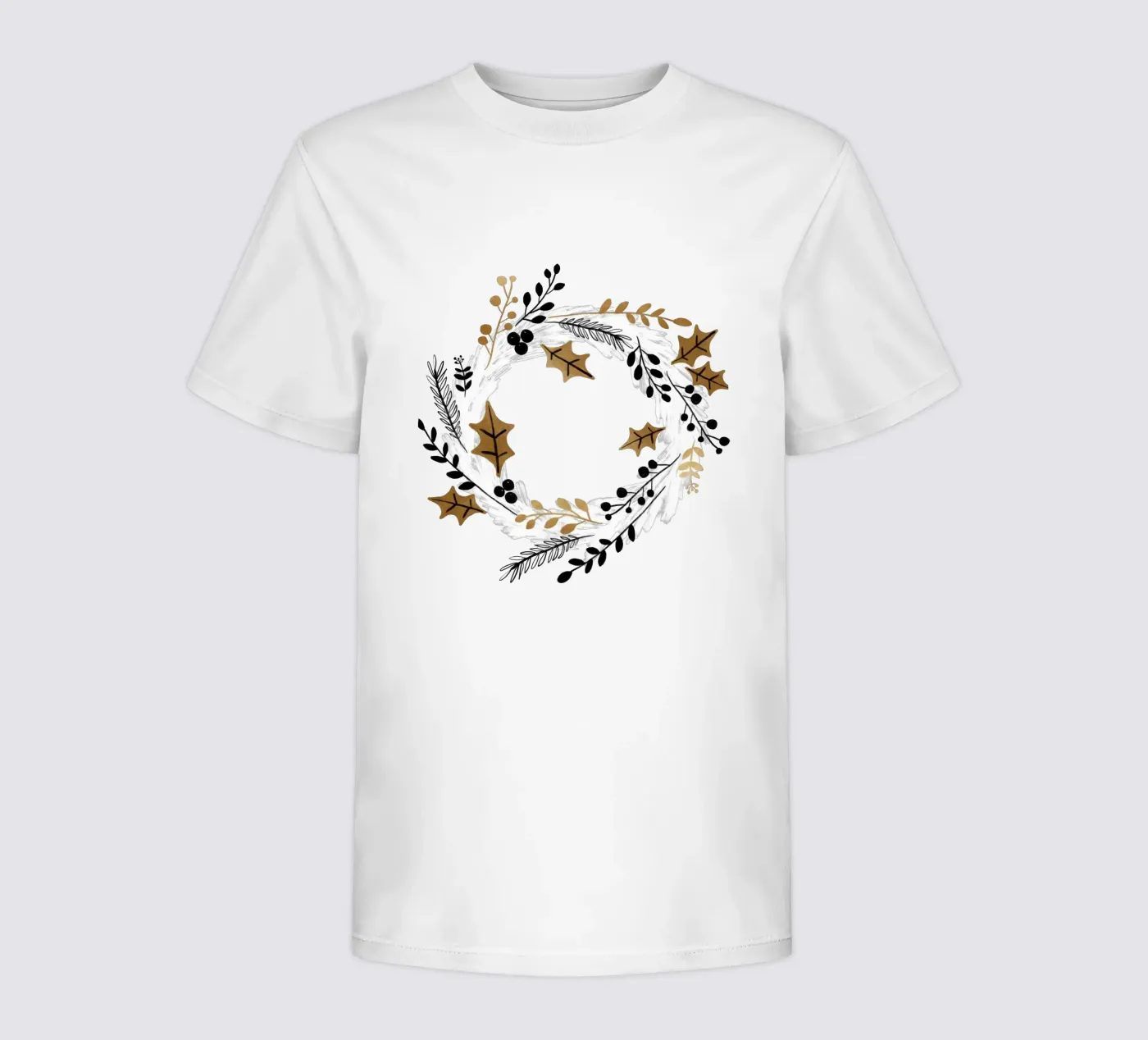 Weihnachtskranz Kinder T-Shirt von Orara Studio