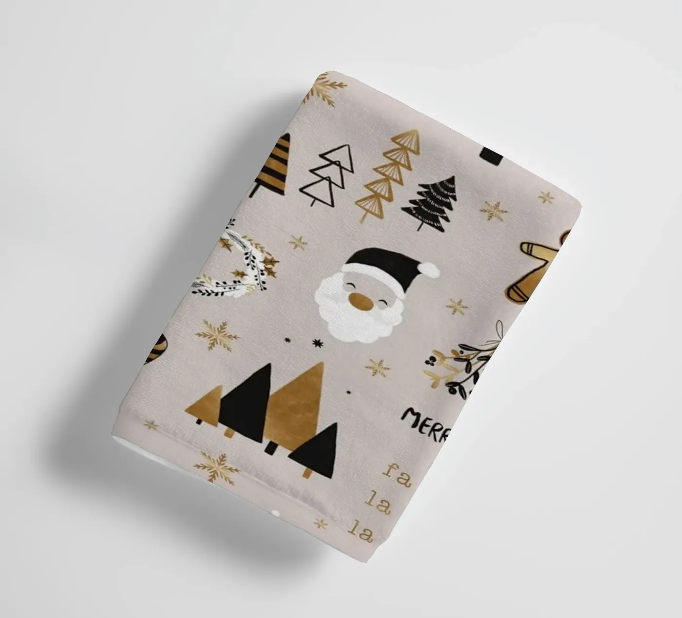 Weihnachtskranz Handtuch von Orara Studio