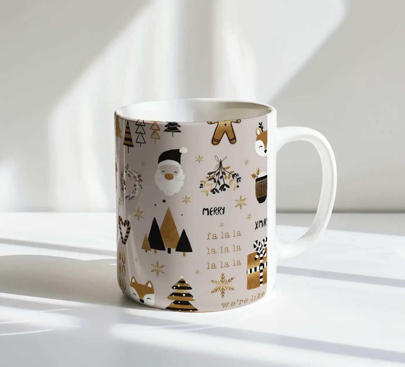 XMAS! ceramic mug by Orara Studio