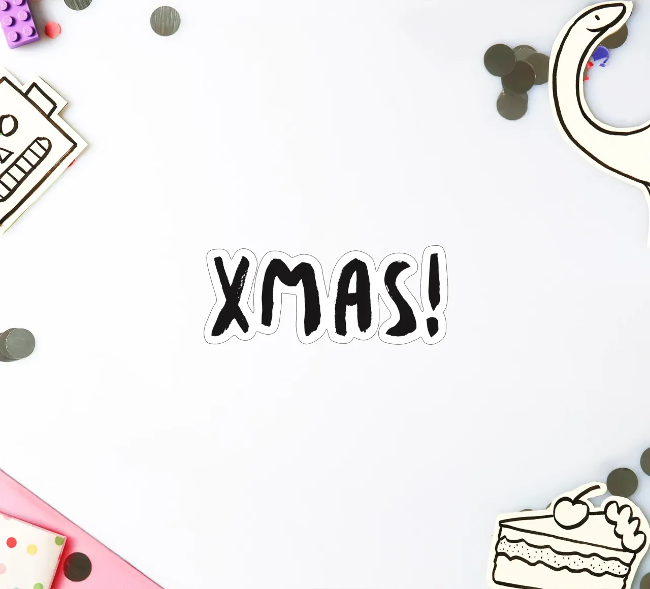 XMAS! sticker van Orara Studio