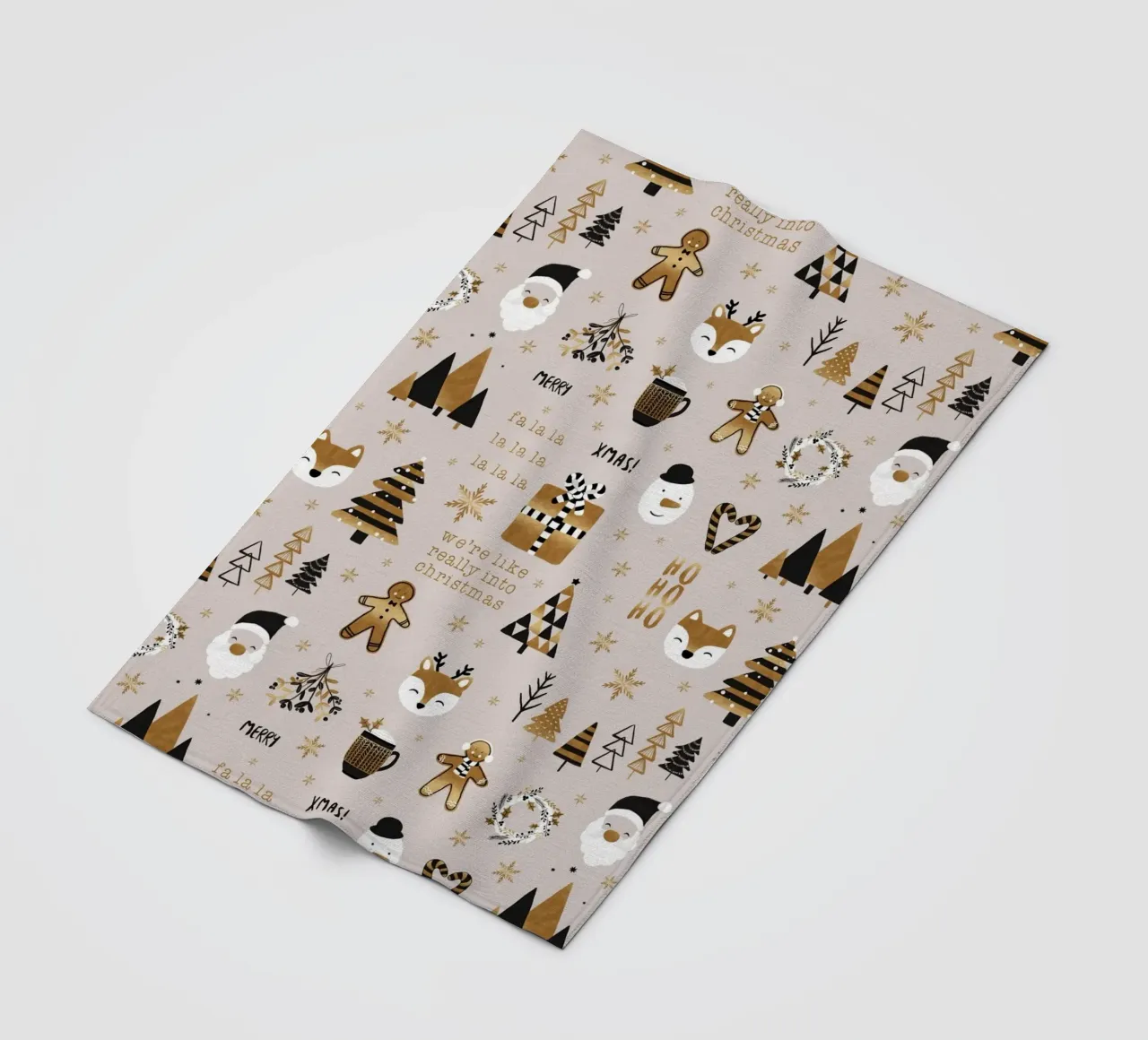 XMAS! Fleecedecke von Orara Studio