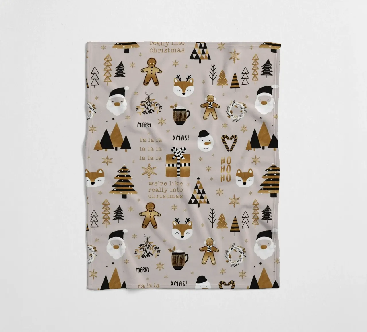 XMAS! Fleecedecke von Orara Studio