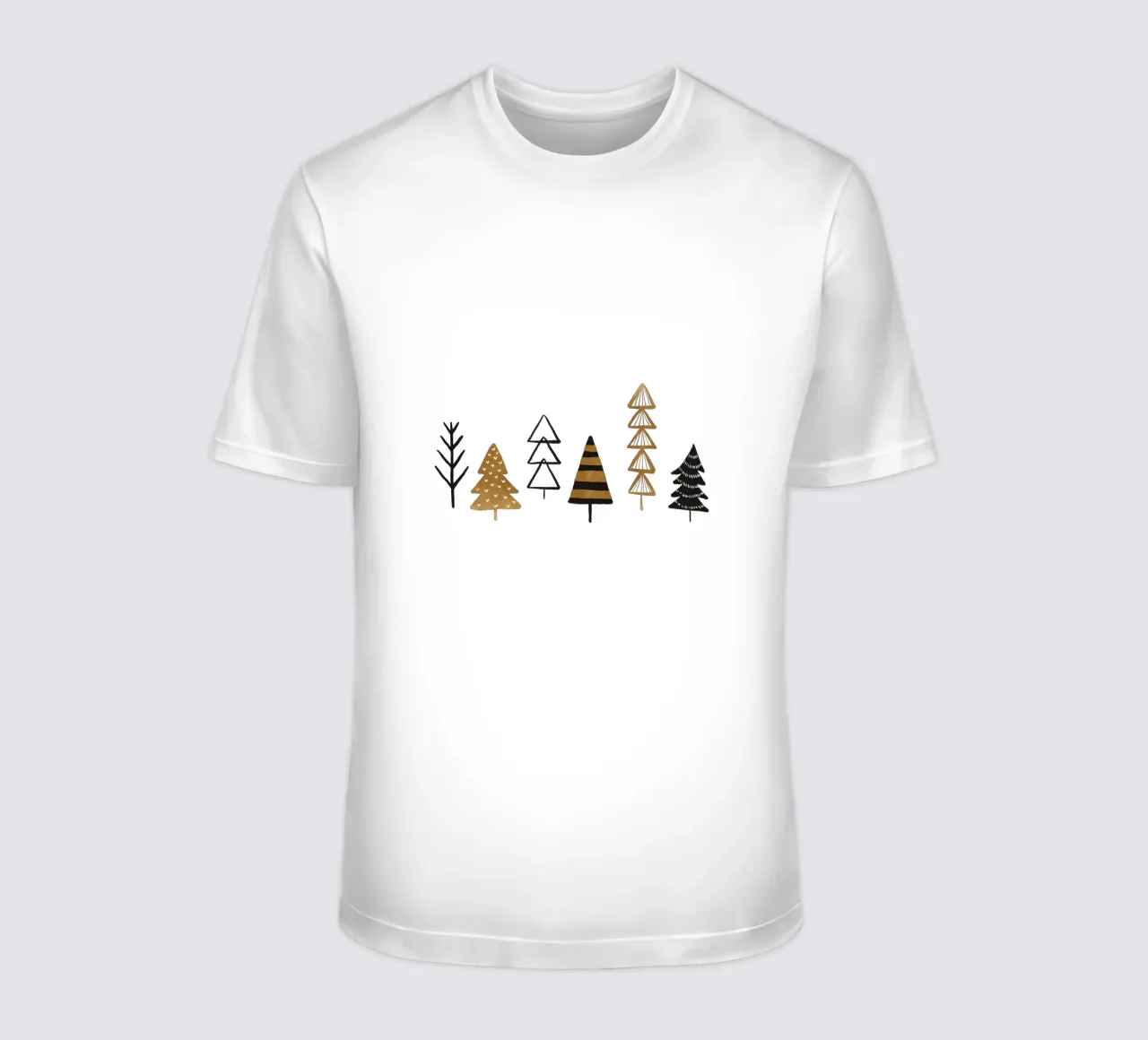 Kerst Winter Bomen t-shirt van Orara Studio