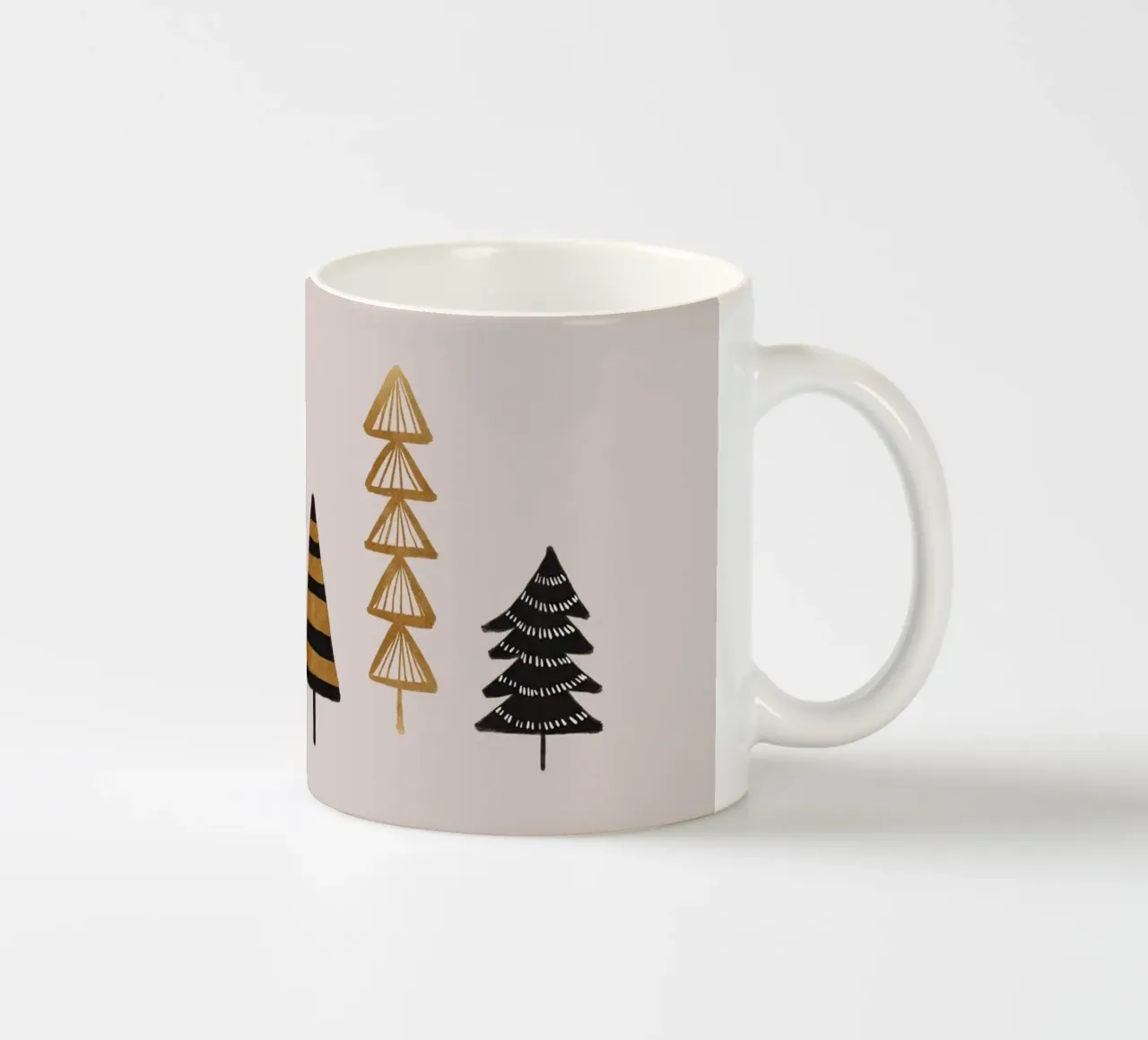 Alberi invernali di Natale tazza in ceramica da Orara Studio