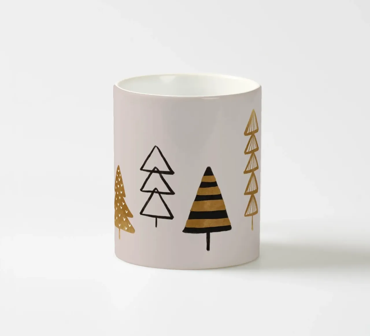 Alberi invernali di Natale tazza in ceramica da Orara Studio