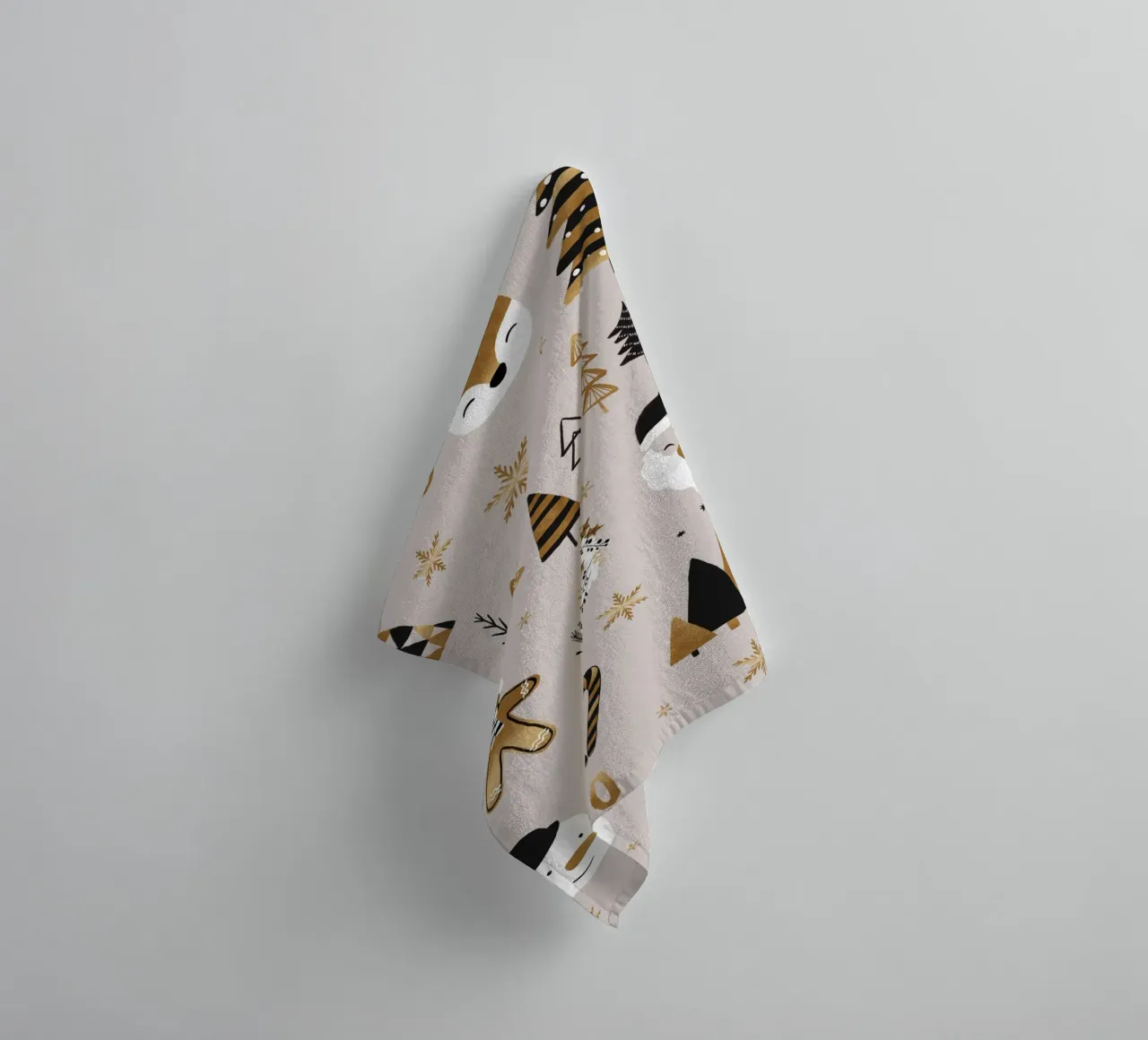 Xmas Winter Trees towel by Orara Studio